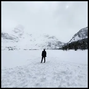 Joel in the snow